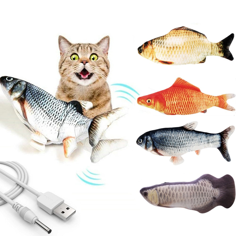 Electronic Cat Toy 3D Fish Fish Toys for Cats