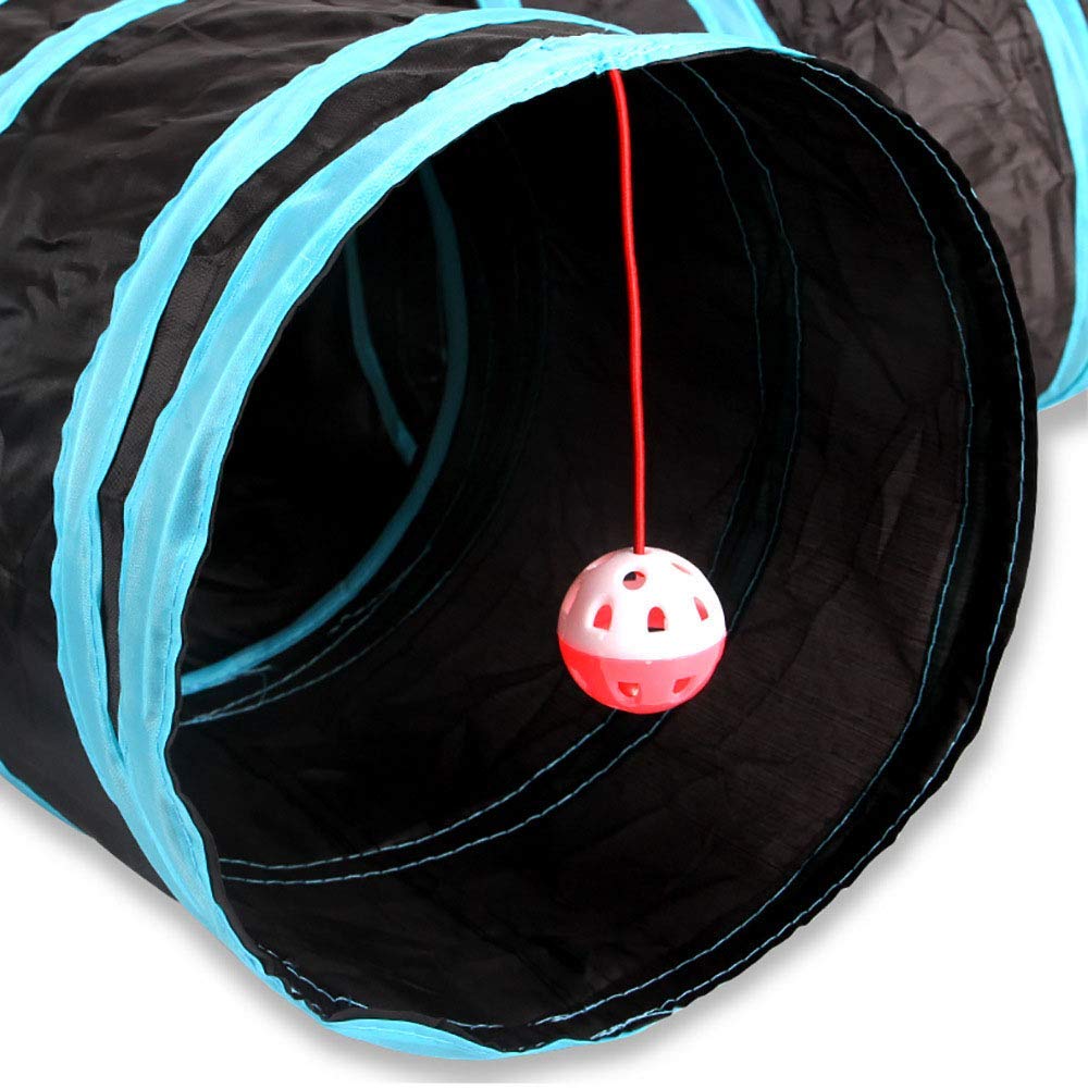 Practical Cat Tunnel 5-Way Foldable Pet Toy Tunnel