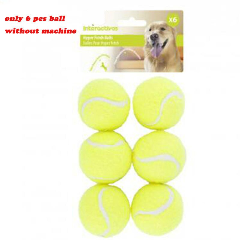 6 PCS Dog Tennis Balls Replacement for Exercise Trainer Launcher Thrower