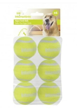 6 PCS Dog Tennis Balls Replacement for Exercise Trainer Launcher Thrower