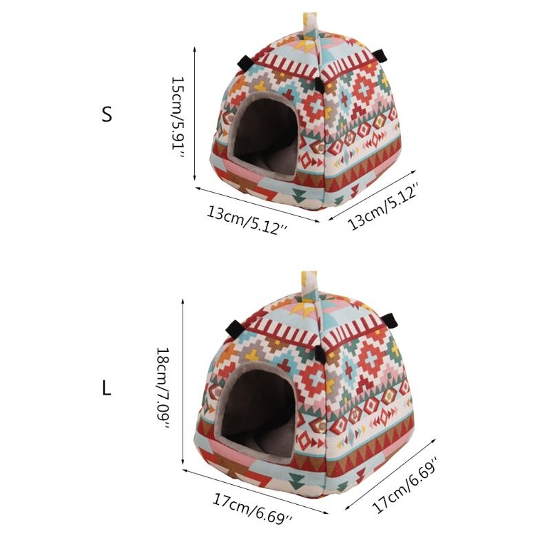 Small Pet Cage Sleeping Bed House Habitat