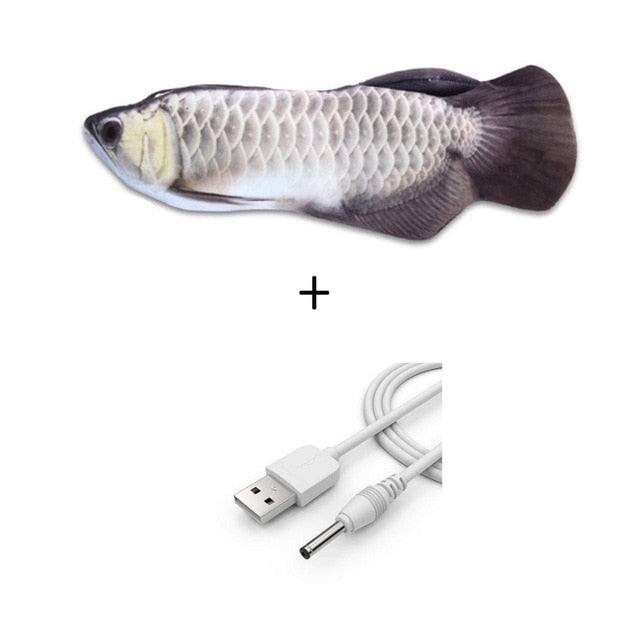 Electronic Cat Toy 3D Fish Fish Toys for Cats